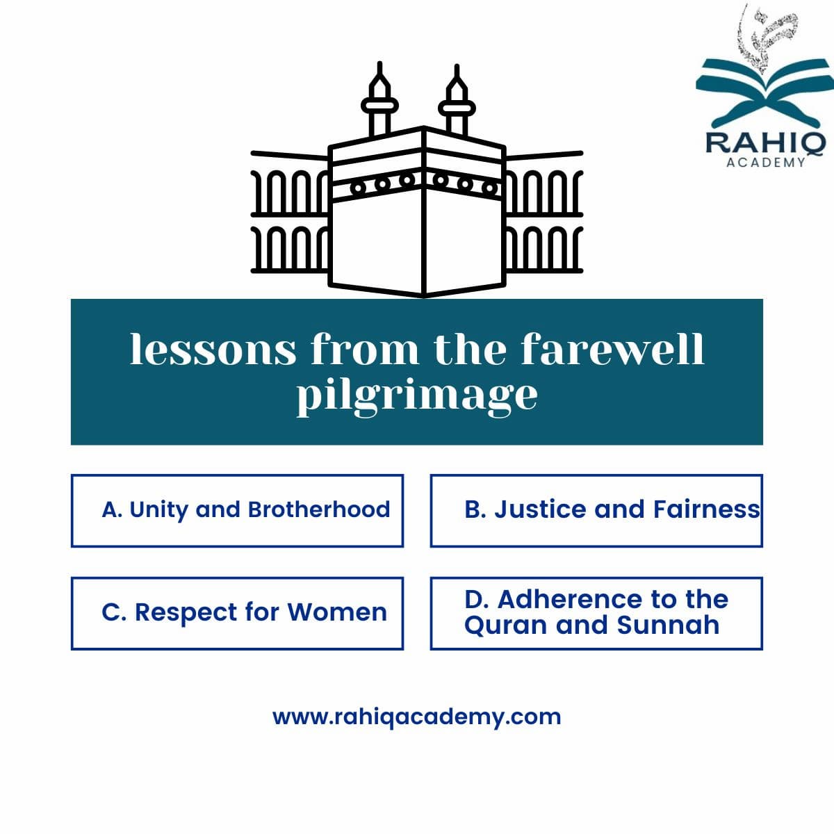 lessons from the farewell pilgrimage