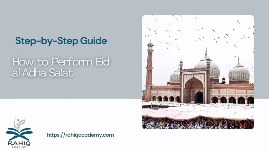 how to perform eid al adha salat​