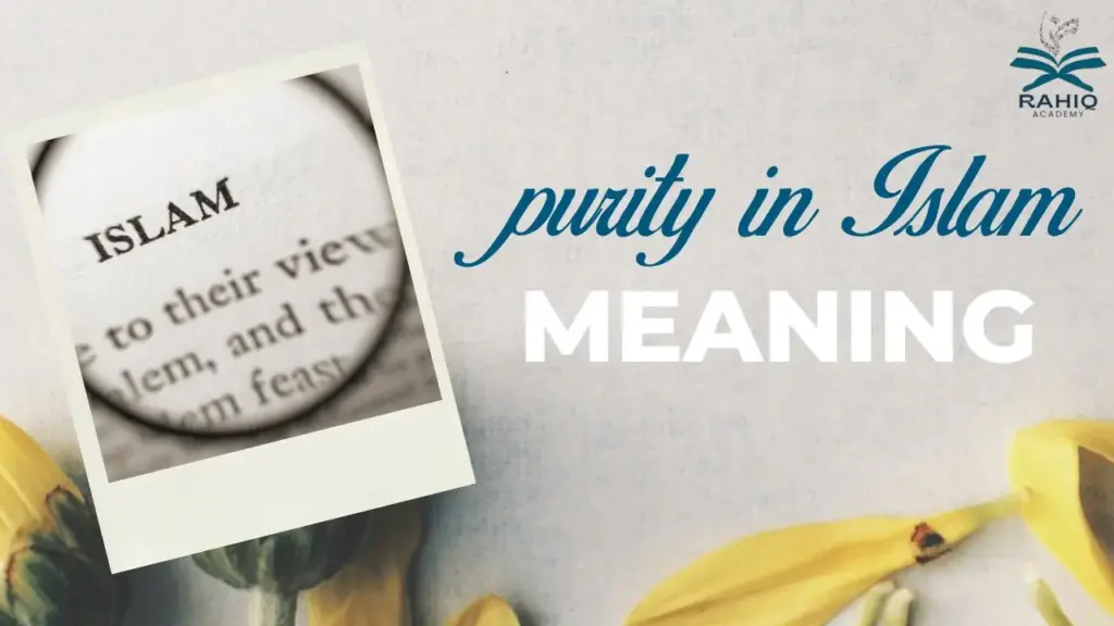 purity meaning in Islam​