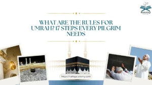 what are the rules for umrah​