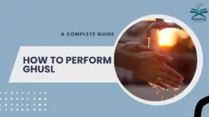 how to perform ghusl​